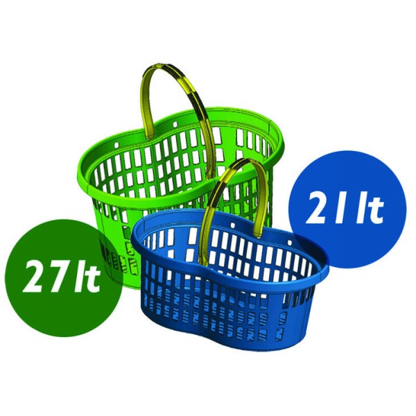 Καλάθι Προϊόντων Open 27 LT - Κόκκινο ICS-102.0065