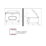 Waage SMART 2X50 vacuum εσωτερικής αναρρόφησης επιτραπέζιο με μπάρα συγκόλλησης 2x500mm ICS-070.0004