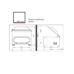 Waage ST 350 vacuum εσωτερικής αναρρόφησης επιτραπέζιο με μπάρα συγκόλλησης 350mm ICS-070.0000