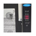 Φούρνος συνδυασμένου ατμού - Χωράει 4 δίσκους (1/1 GN / 60 x 40 cm) - Ψηφιακή οθόνη - 400V MAX-08500208