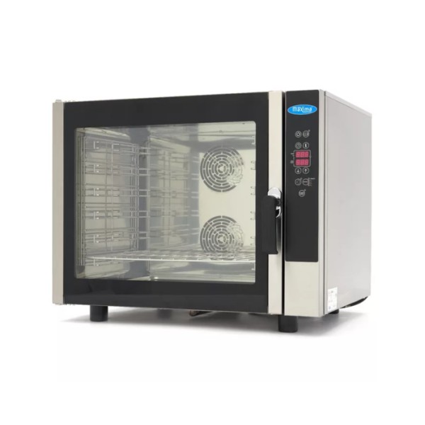 Φούρνος συνδυασμένου ατμού - Χωράει 6 δίσκους (1/1 GN / 60 x 40 cm) - Ψηφιακή οθόνη - 400V MAX-08500209