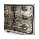 Φούρνος συνδυασμένου ατμού - Χωράει 6 δίσκους (1/1 GN / 60 x 40 cm) - Ψηφιακή οθόνη - 400V MAX-08500209