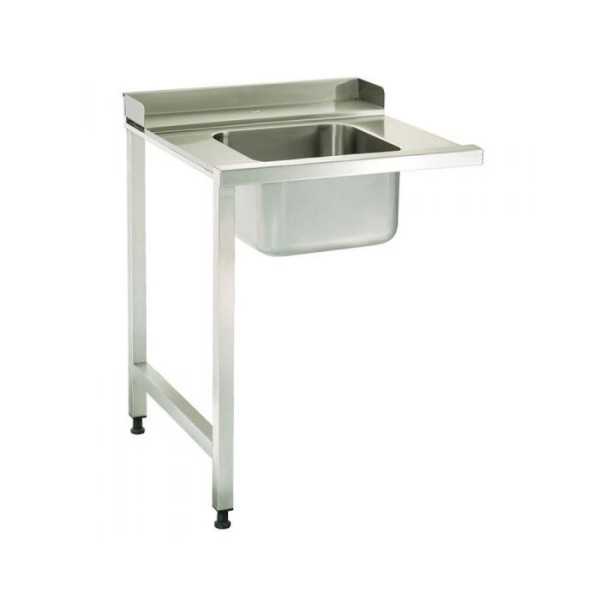 Τραπέζι πλυντηρίου πιάτων με νεροχύτη 120x75cm Αριστερό MAX-09201033