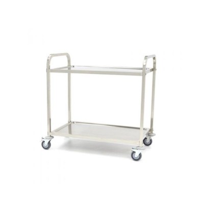 Καροτσάκι Μεταφοράς από ανοξείδωτο χάλυβα με 2 ράφια MAX-09300545
