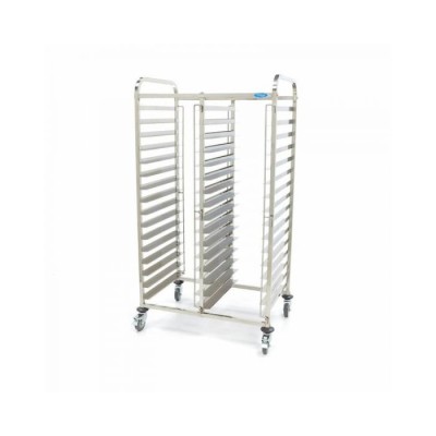 Καροτσάκι δίσκων Bakerynorm Χωράει 32 δίσκους 60x40cm MAX-09300549