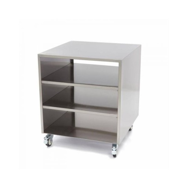 Ανοξείδωτο τραπέζι μηχανών Κινητό 60x60cm MAX-09300780