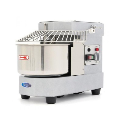 Επαγγελματικό ζυμωτήριο ηλεκτρικό επιτραπέζιο (σπιραλ) 8 ΛΙΤΡΩΝ Ασημί 30,2X49,5X38,5 εκ MAX-09361002