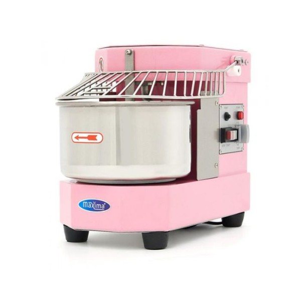 Επαγγελματικό ζυμωτήριο ηλεκτρικό επιτραπέζιο (σπιραλ) 8 ΛΙΤΡΩΝ Ροζ 30,2X49,5X38,5 εκ MAX-09361012