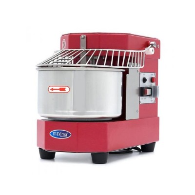 Επαγγελματικό ζυμωτήριο ηλεκτρικό επιτραπέζιο (σπιραλ) 8 ΛΙΤΡΩΝ Κόκκινο 30,2X49,5X38,5 εκ MAX-09361013