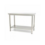 Τραπέζι από ανοξείδωτο χάλυβα 100x70cm Ρυθμιζόμενο ύψος MAX-09364006