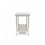 Τραπέζι από ανοξείδωτο χάλυβα 160x70cm Ρυθμιζόμενο ύψος MAX-09364015