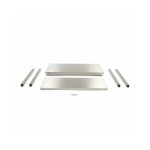 Τραπέζι από ανοξείδωτο χάλυβα 160x70cm Ρυθμιζόμενο ύψος MAX-09364015