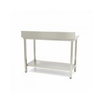 Τραπέζι από ανοξείδωτο χάλυβα με πλάτη 180x70cm με ρυθμιζόμενο ύψος MAX-09364042