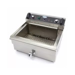 Φριτέζα ηλεκτρική επιτραπέζια 30L με βρύση αποστράγγισης 60.6χ57.5χ40.7 MAX-09365021