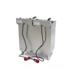 Φριτέζα ηλεκτρική επιδαπέδια 2 x 16L με βρύση αποστράγγισης και ντουλάπι - Διπλό καλάθι MAX-09365156