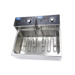 Φριτέζα ηλεκτρική επιδαπεδια 15L με ενα καδο 57χ44χ31.5 MAX-09365210