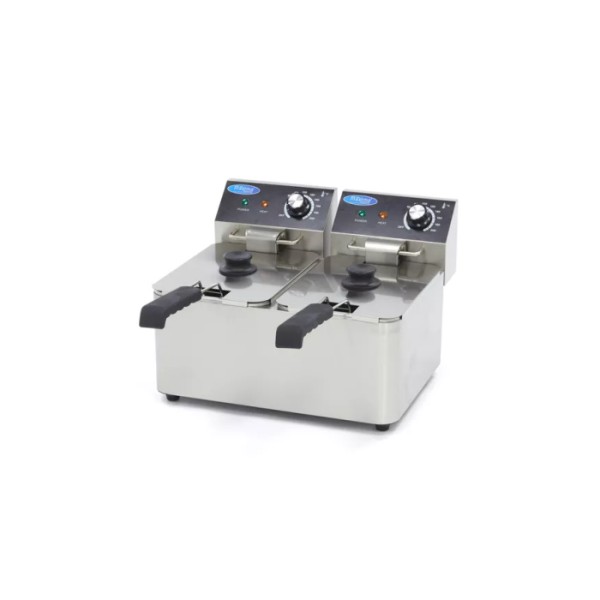 Φριτέζα ηλεκτρική επιτραπέζια διπλή 2 x 4L - Διπλό καλάθι 45Χ38.5Χ31.5 MAX-09365212