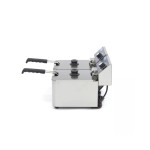 Φριτέζα ηλεκτρική επιτραπέζια διπλή 2 x 4L - Διπλό καλάθι 45Χ38.5Χ31.5 MAX-09365212