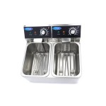 Φριτέζα ηλεκτρική επιτραπέζια διπλή 2 x 4L - Διπλό καλάθι 45Χ38.5Χ31.5 MAX-09365212