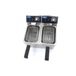 Φριτέζα ηλεκτρική επιτραπέζια διπλή 2 x 4L - Διπλό καλάθι 45Χ38.5Χ31.5 MAX-09365212