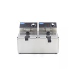 Φριτέζα ηλεκτρική επιτραπέζια 2 x 8L - Διπλό καλάθι 56.5Χ41.5Χ34 MAX-09365225