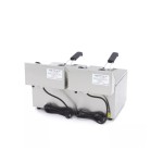 Φριτέζα ηλεκτρική επιτραπέζια 2 x 8L - Διπλό καλάθι 56.5Χ41.5Χ34 MAX-09365225