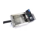 Φριτέζα ηλεκτρική επιτραπέζια 10L με βρύση αποστράγγισης 28Χ50Χ35 MAX-09365228