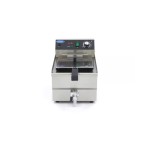 Φριτέζα ηλεκτρική επιτραπέσια 13L με βρύση αποστράγγισης 331χ49χ36 MAX-09365230