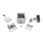 Φριτέζα ηλεκτρική επιτραπέσια 13L με βρύση αποστράγγισης 331χ49χ36 MAX-09365230