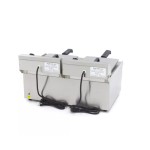 Φριτέζα ηλεκτρική επιτραπέσια 2 x 13L με βρύση αποστράγγισης - Διπλό καλάθι 63Χ49Χ36 MAX-09365231
