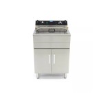 Φριτέζα ηλεκτρική επιδαπέδια 30L με βρύση αποστράγγισης και ντουλάπι MAX-09365232