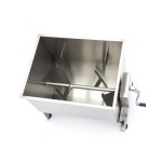 Ζυμωτήριο κρεάτων χειροκίνητο ενός άξονα 60 λίτρων (55kg) - Ανακλινόμενος κάδος 57χ35χ48 MAX-09368015