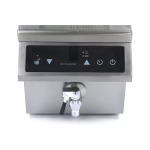 Φριτέζα ηλεκτρική επαγωγική 8L με βρύση αποστράγγισης - ενα καλάθι 29χ50χ41 ΜΑΧ-09371090