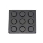 Στρογγυλή φόρμα για βαφλες 89/65mm 9 τεμαχίων MAX-09374315