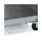 Ψυγείο ψαριών 600L 7 δοχείων 60 x 40 cm aνοξείδωτο ατσάλι με ρόδες MAX-09400002