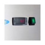 Ψυγείο ψαριών 600L 7 δοχείων 60 x 40 cm aνοξείδωτο ατσάλι με ρόδες MAX-09400002