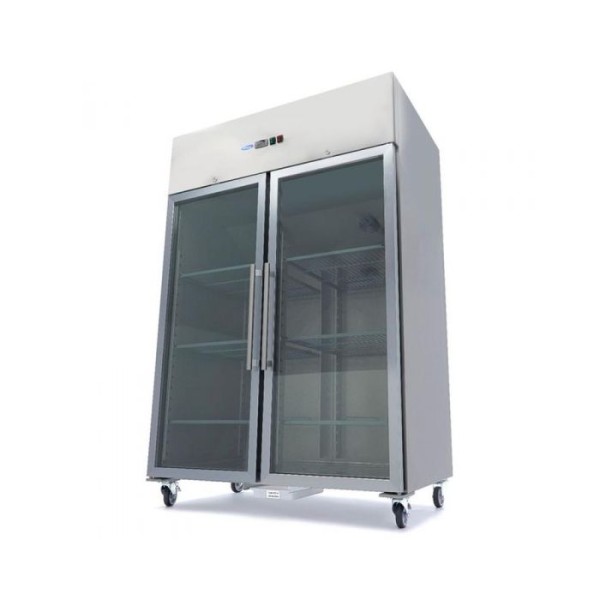 Καταψύκτης 1200L 6 ρυθμιζόμενα ράφια 2/1 GN MAX-09400016 134 x 80 x 198 cm