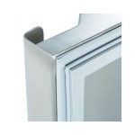 Ψυγείο 700L 3 ρυθμιζόμενα ράφια 2/1 GN ανοξείδωτου χάλυβα με ρόδες MAX-09400030 745X830X2020