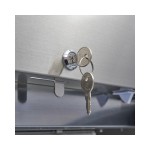 Ψυγείο 700L 3 ρυθμιζόμενα ράφια 2/1 GN ανοξείδωτος χάλυβας με γυάλινη πόρτα MAX-09400031 745X830X2020