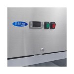 Ψυγείο 700L 3 ρυθμιζόμενα ράφια 2/1 GN ανοξείδωτος χάλυβας με γυάλινη πόρτα MAX-09400031 745X830X2020