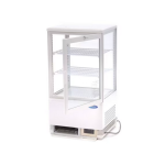 Βιτρίνα ψυχόμενη επιτραπέζια λευκή 58L 43Χ39Χ81 MAX-09400800