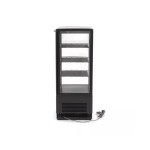 Βιτρίνα ψυχόμενη επιτραπέζια μαύρη 78L 43Χ39Χ96 MAX-09400806