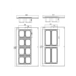 Επιτραπέζια Σαλατιέρα 67L 8 x 1/6 GN MAX-09400870