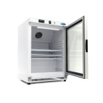 Βιτρίνα ψυχόμενη επιτραπέζια 200L λευκή με γυάλινη πόρτα MAX-09405006