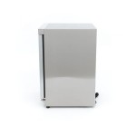 Καταψύκτης με 1 γυάλινη πόρτα 200L με ανοξείδωτο χάλυβα MAX-09405011