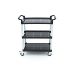 Καροτσάκι σερβιρίσματος με 3 πλαστικά ράφια 86.5x42.5cm MAX-09507001