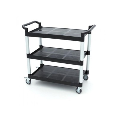 Καροτσάκι σερβιρίσματος με 3 πλαστικά ράφια 103x50.5cm MAX-09507002