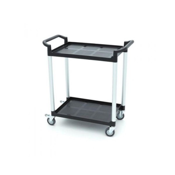 Καροτσάκι σερβιρίσματος με 2 πλαστικά ράφια 86.5x42.5cm MAX-09507003