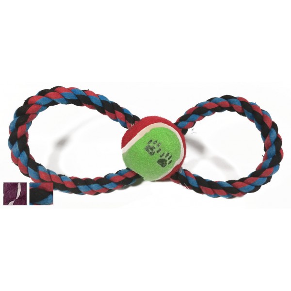 ΠΑΙΧΝΙΔΙ ΣΚΥΛΟΥ ΜΠΑΛΑΚΙ ΜΕ ΣΧΟΙΝΙ 26CM