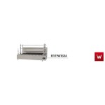 Επαγγελματική ανοξείδωτη επιτραπέζια ψησταριά κάρβουνου με σούβλες ένα ατέρμονα VKN-TLG3 160χ61χ90 εκ